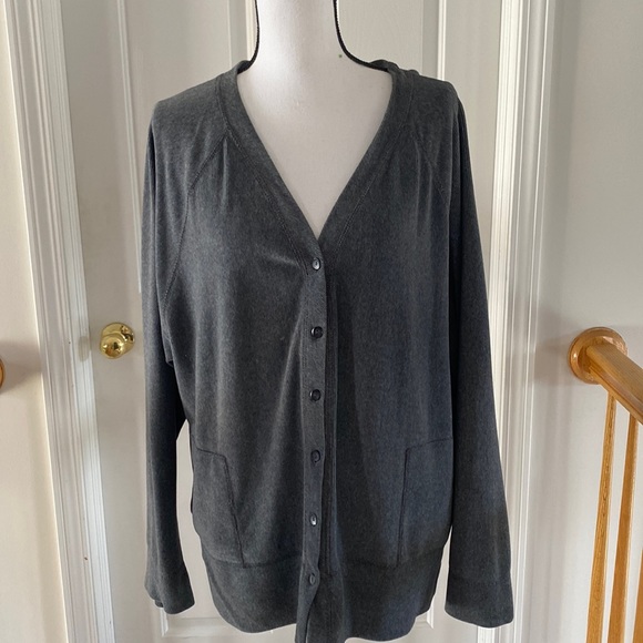 J. Jill Sweaters - 15:08- 3/$25 Bundle Only - J.Jill Velour Cardigan